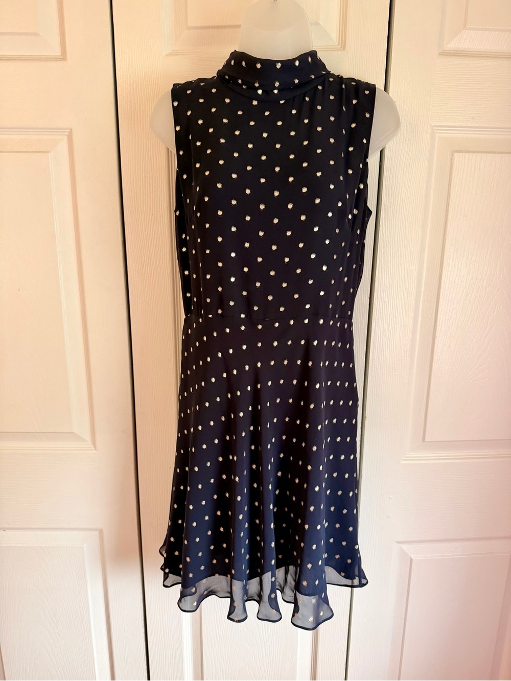 Taylor Navy Sleeveless  Dress